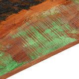 Rectangular Table Top 60x90 cm 15-16 mm Solid Wood Reclaimed - Low Angle