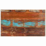 Rectangular Table Top 60x100 cm 15-16 mm Solid Wood Reclaimed