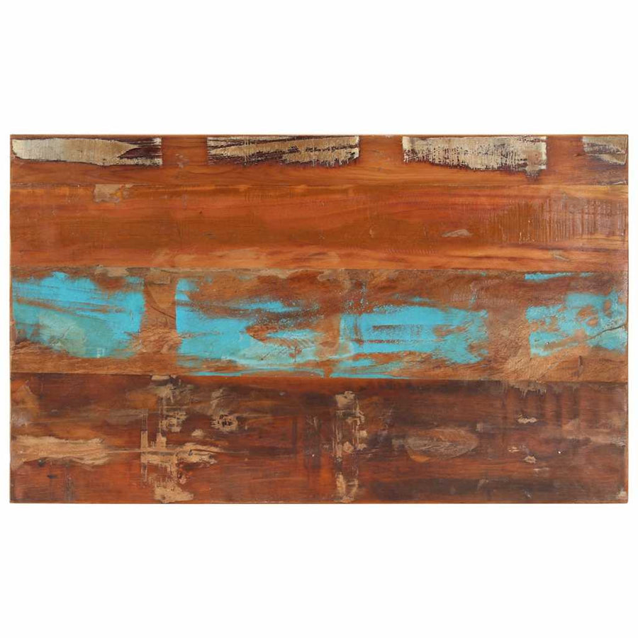 Rectangular Table Top 60x100 cm 15-16 mm Solid Wood Reclaimed