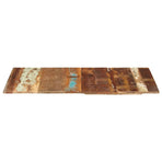 Rectangular Table Top 60x120 cm 15-16 mm Solid Wood Reclaimed