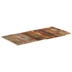 Rectangular Table Top 60x120 cm 15-16 mm Solid Wood Reclaimed