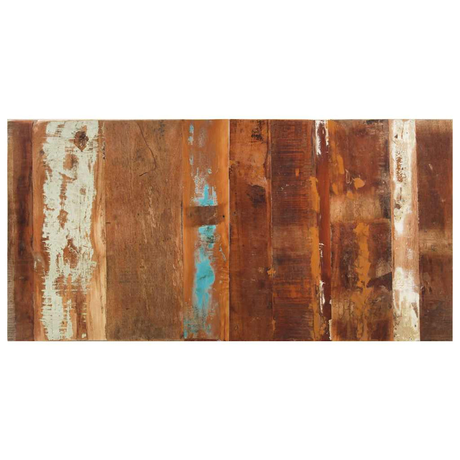Rectangular Table Top 60x120 cm 15-16 mm Solid Wood Reclaimed