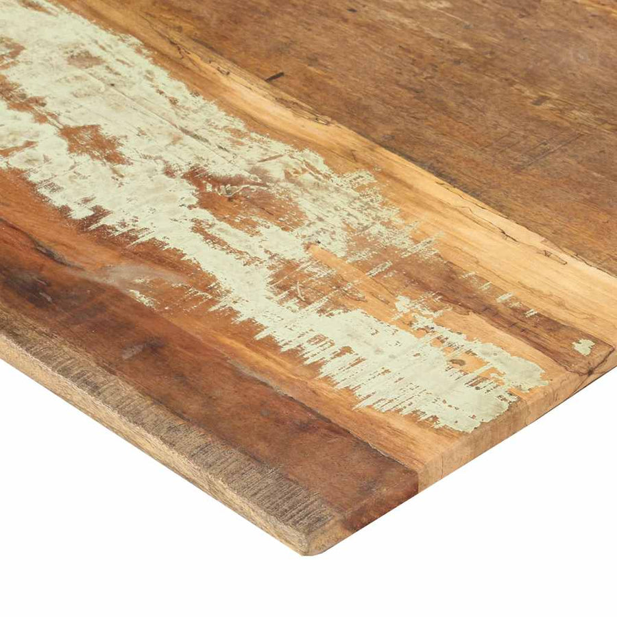 Rectangular Table Top 60x120 cm 15-16 mm Solid Wood Reclaimed