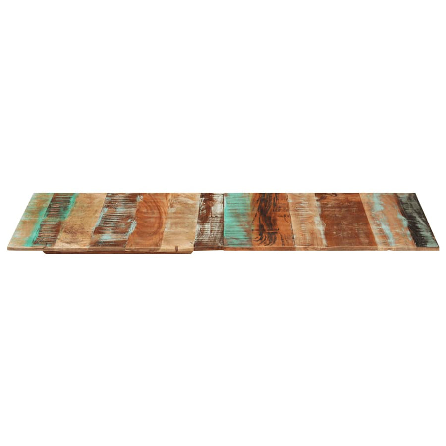 Rectangular Table Top 60x140 cm 15-16 mm Solid Wood Reclaimed