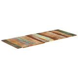 Rectangular Table Top 60x140 cm 15-16 mm Solid Wood Reclaimed