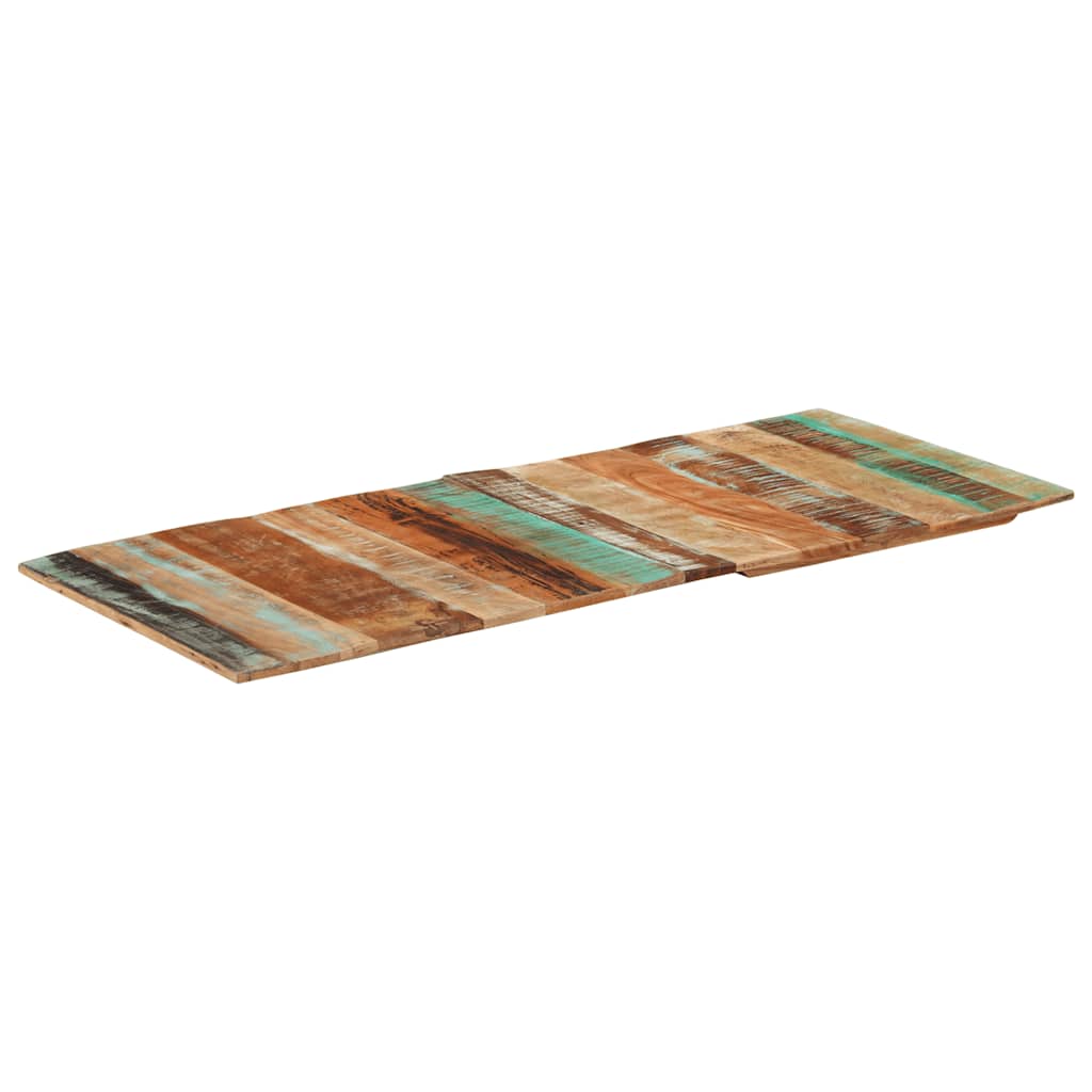 Rectangular Table Top 60x140 cm 15-16 mm Solid Wood Reclaimed