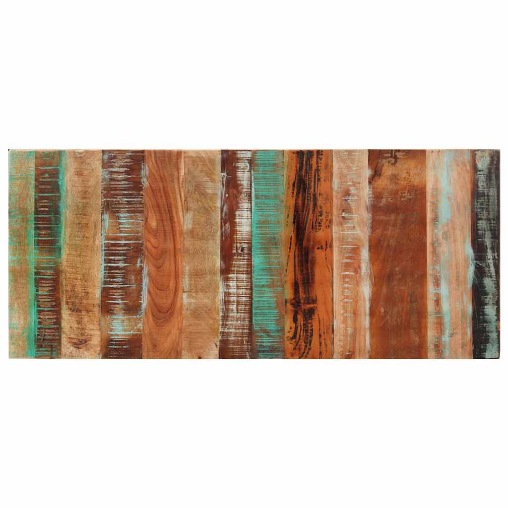 Rectangular Table Top 60x140 cm 15-16 mm Solid Wood Reclaimed