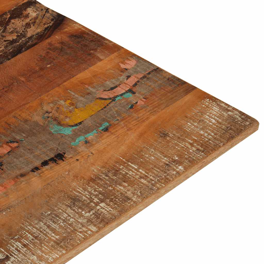 Rectangular Table Top 70x90 cm 15-16 mm Solid Wood Reclaimed
