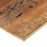 Rectangular Table Top 70x90 cm 15-16 mm Solid Wood Reclaimed - Extra Image