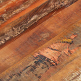 Rectangular Table Top 70x90 cm 15-16 mm Solid Wood Reclaimed - Extra Image