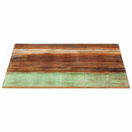 Square Table Top 80x80 cm 15-16 mm Solid Wood Reclaimed