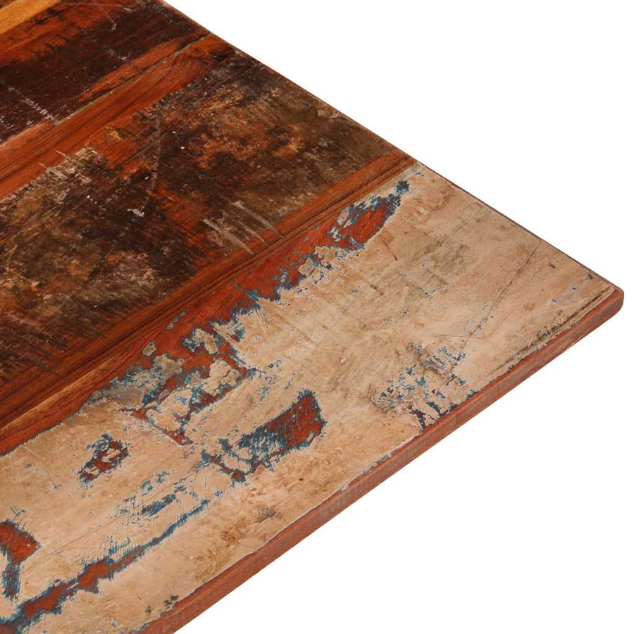 Square Table Top 80x80 cm 15-16 mm Solid Wood Reclaimed