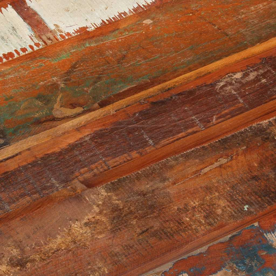 Square Table Top 80x80 cm 15-16 mm Solid Wood Reclaimed