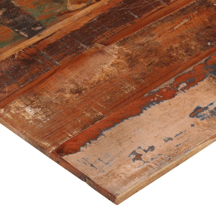Square Table Top 80x80 cm 15-16 mm Solid Wood Reclaimed