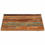Square Table Top 60x60 cm 25-27 mm Solid Wood Reclaimed