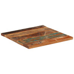 Square Table Top 60x60 cm 25-27 mm Solid Wood Reclaimed
