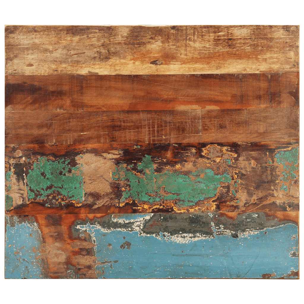 Rectangular Table Top 60x70 cm 25-27 mm Solid Wood Reclaimed
