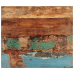 Rectangular Table Top 60x70 cm 25-27 mm Solid Wood Reclaimed