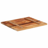 Rectangular Table Top 60x70 cm 25-27 mm Solid Wood Reclaimed