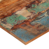 Rectangular Table Top 60x70 cm 25-27 mm Solid Wood Reclaimed