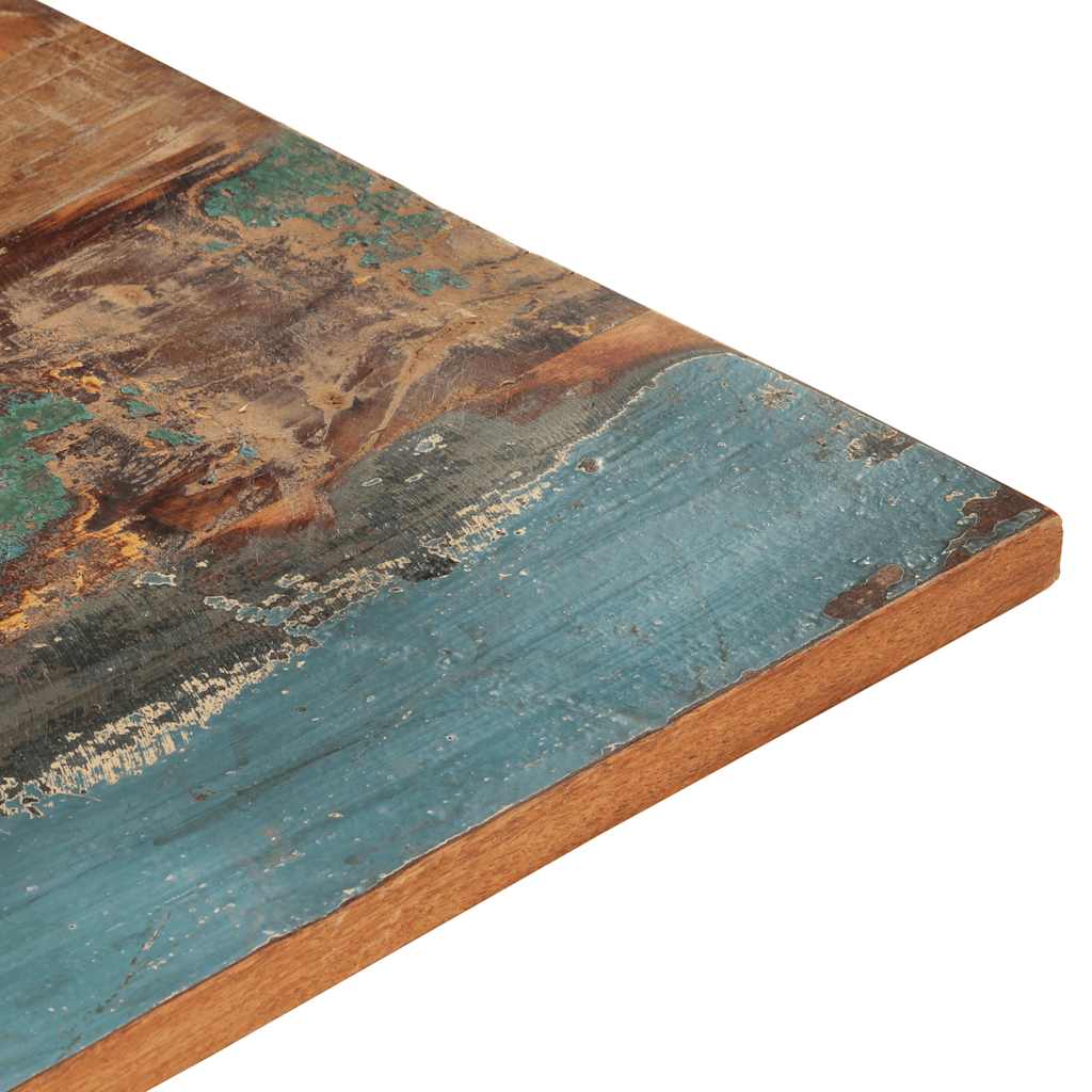 Rectangular Table Top 60x70 cm 25-27 mm Solid Wood Reclaimed