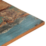 Rectangular Table Top 60x70 cm 25-27 mm Solid Wood Reclaimed