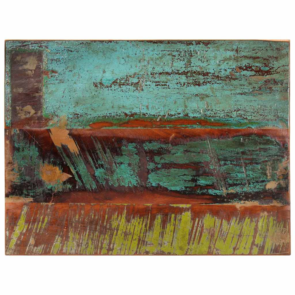 Rectangular Table Top 60x80 cm 25-27 mm Solid Wood Reclaimed