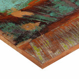 Rectangular Table Top 60x80 cm 25-27 mm Solid Wood Reclaimed