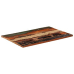 Rectangular Table Top 60x90 cm 25-27 mm Solid Wood Reclaimed