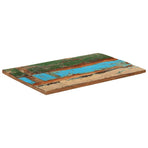 Rectangular Table Top 60x90 cm 25-27 mm Solid Wood Reclaimed