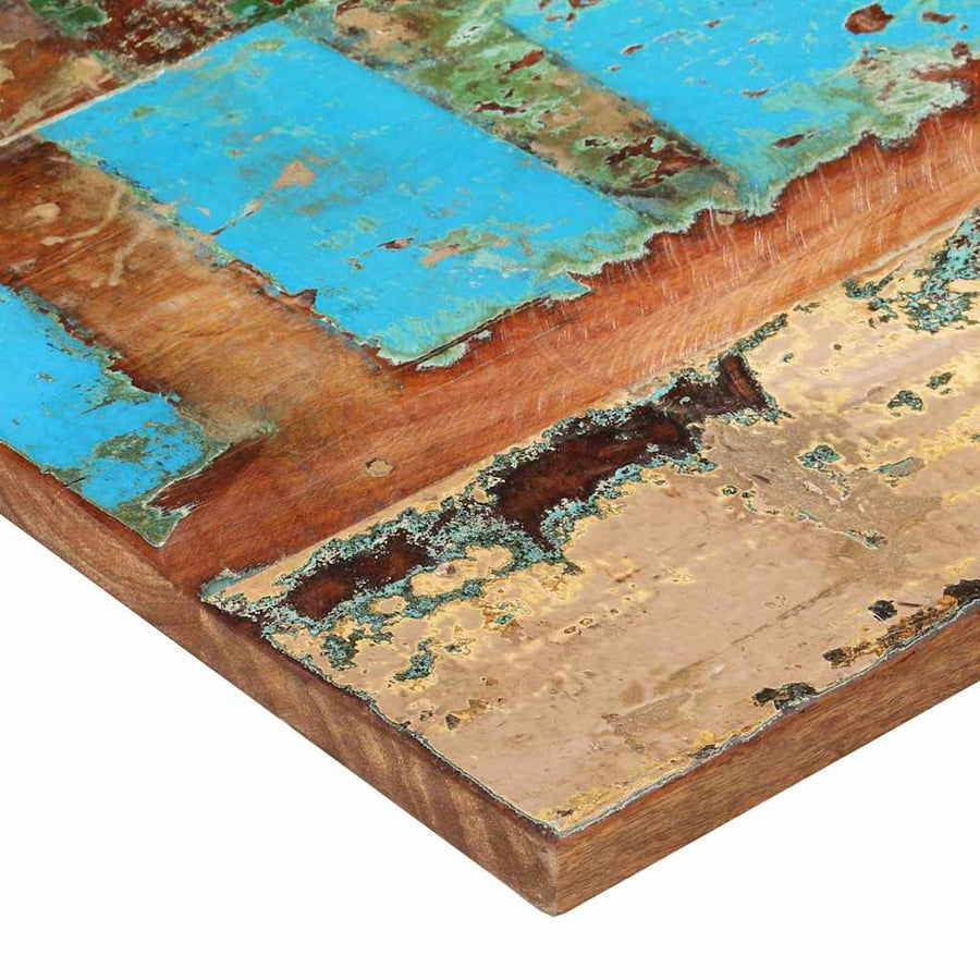 Rectangular Table Top 60x90 cm 25-27 mm Solid Wood Reclaimed