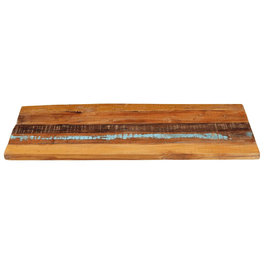 Rectangular Table Top 60x100 cm 25-27 mm Solid Wood Reclaimed