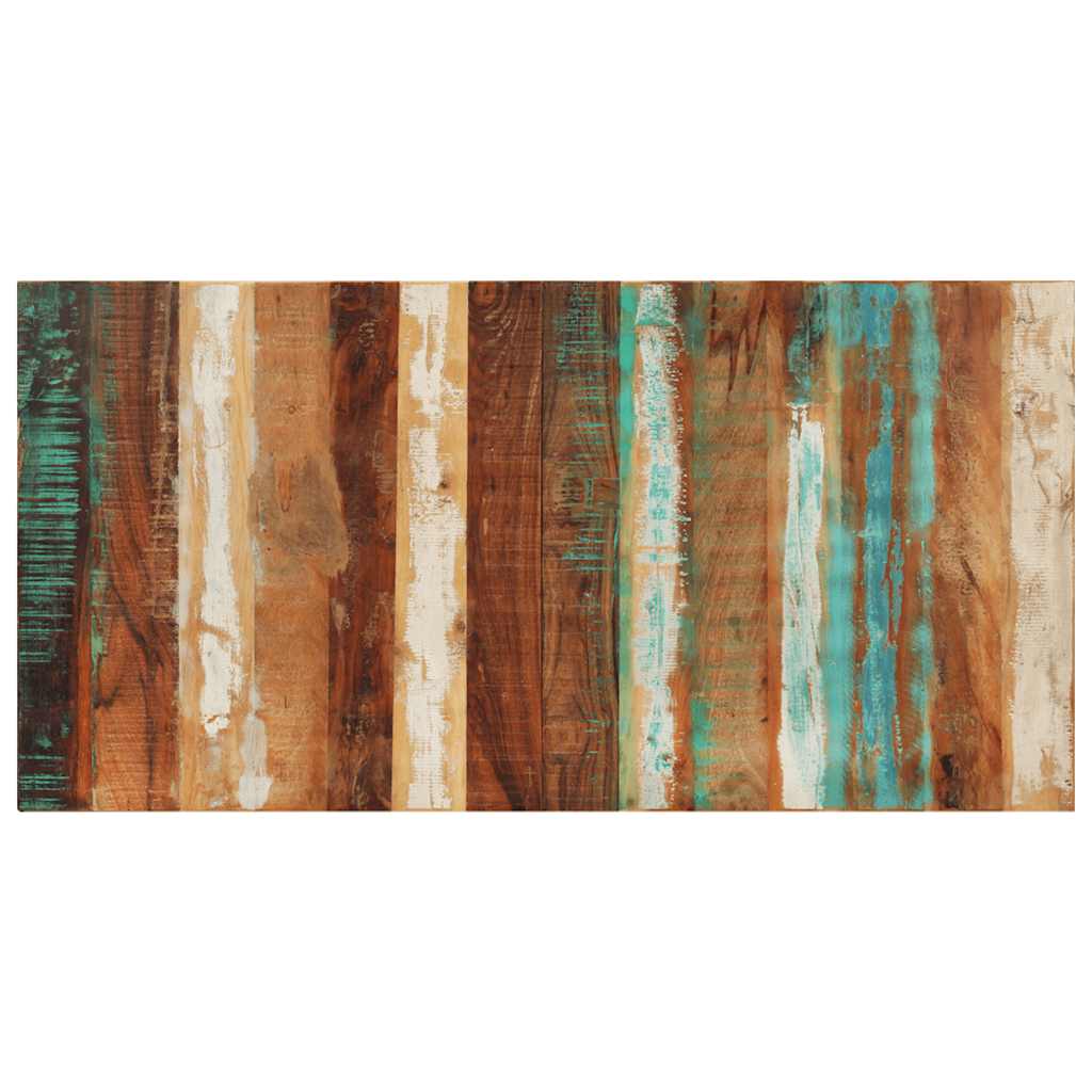 Rectangular Table Top 60x120 cm 25-27 mm Solid Reclaimed Wood