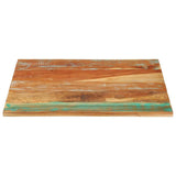 Rectangular Table Top 70x80 cm 25-27 mm Solid Wood Reclaimed