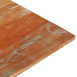 Rectangular Table Top 70x80 cm 25-27 mm Solid Wood Reclaimed