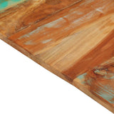 Rectangular Table Top 70x80 cm 25-27 mm Solid Wood Reclaimed