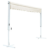 Free Standing Awning 500x300 cm Cream - Top-Down View