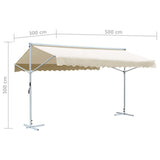 Free Standing Awning 500x300 cm Cream - Extra Image