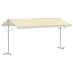 Free Standing Awning 500x300 cm Cream