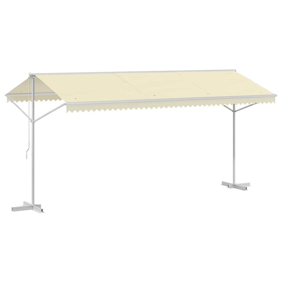 Free Standing Awning 500x300 cm Cream