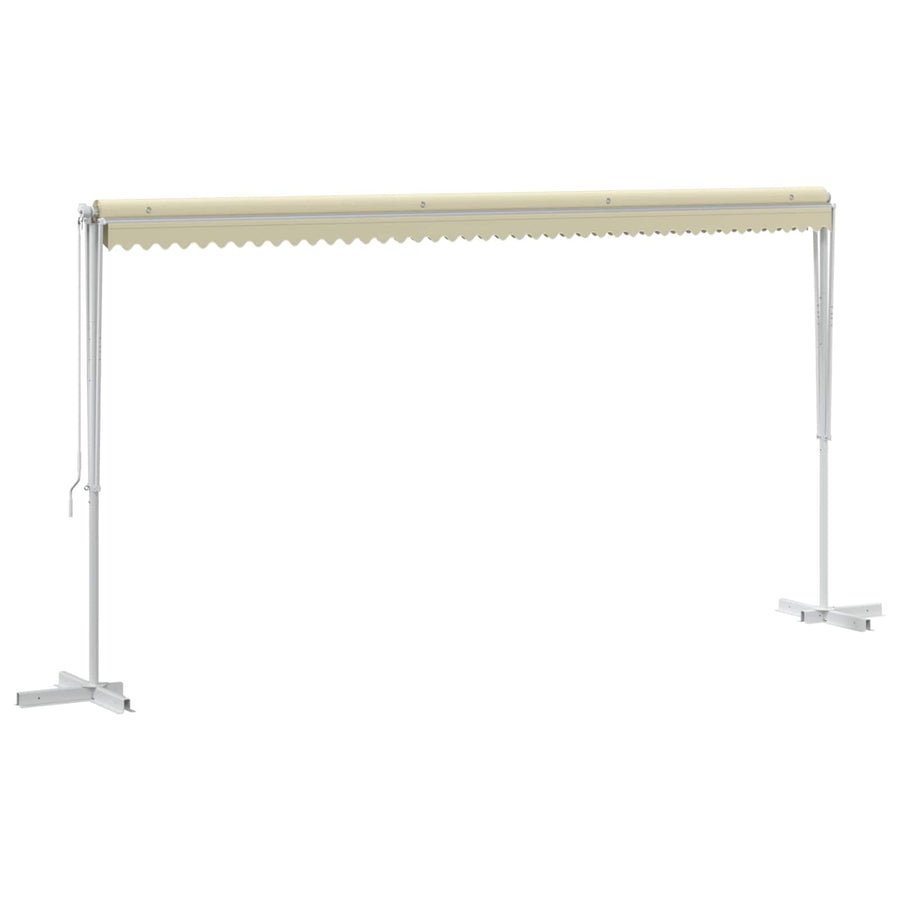 Free Standing Awning 500x300 cm Cream