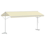 Free Standing Awning 500x300 cm Cream