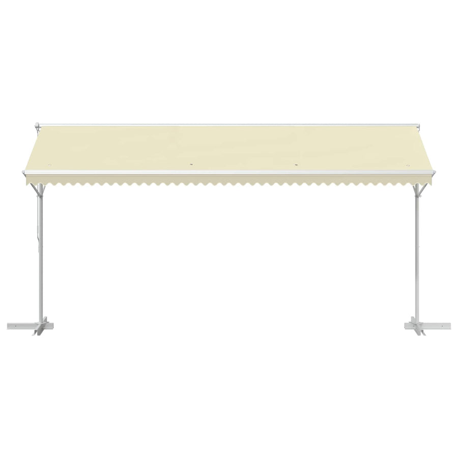 Free Standing Awning 500x300 cm Cream