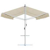 Free Standing Awning 600x300 cm Cream - Side View