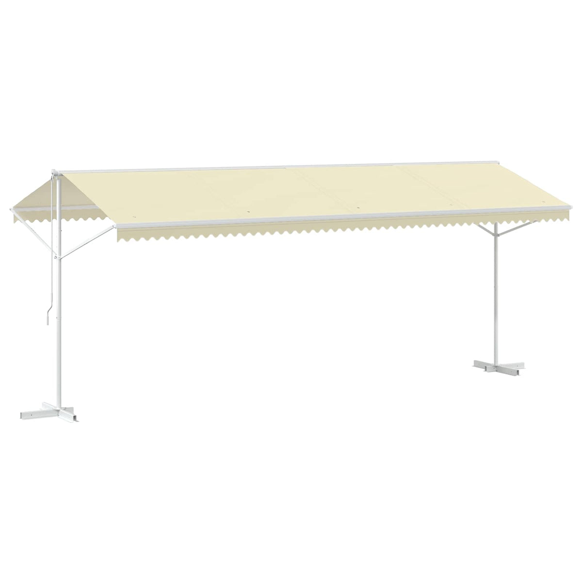 Free Standing Awning 600x300 cm Cream