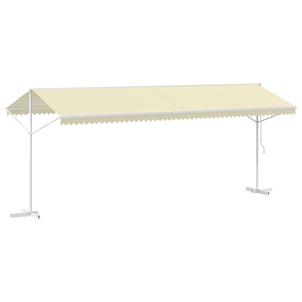 Free Standing Awning 600x300 cm Cream