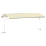 Free Standing Awning 600x300 cm Cream
