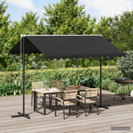 Free Standing Awning 300x300 cm Anthracite