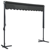 Free Standing Awning 300x300 cm Anthracite - Top-Down View