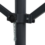 Free Standing Awning 300x300 cm Anthracite - Rear View